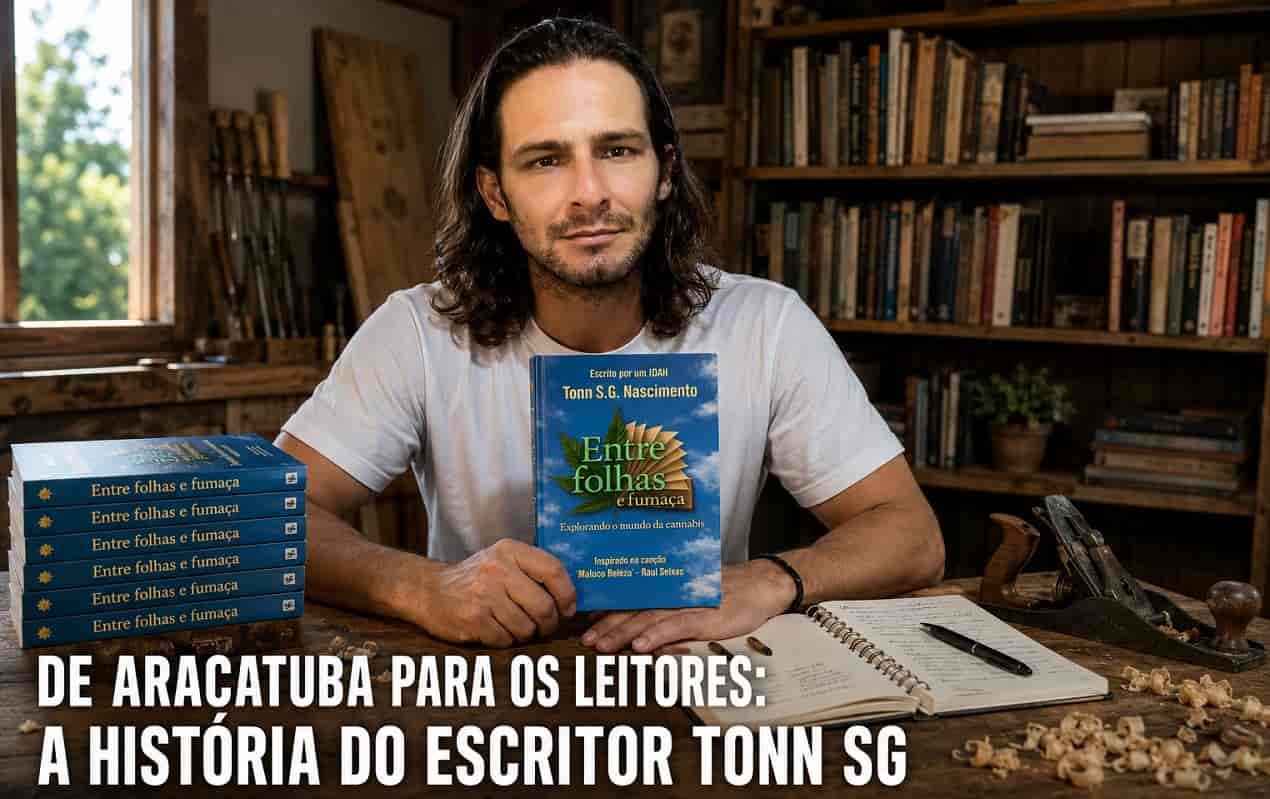 Escritor de Araçatuba transforma experiências de vida em livro livro