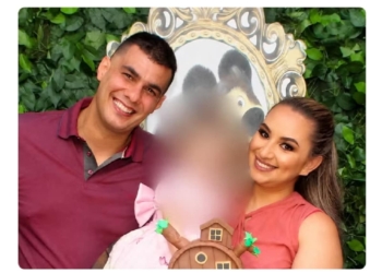 Arthur Bugni é preso por suspeita de matar esposa Aline Bugni — Foto: Arquivo pessoal