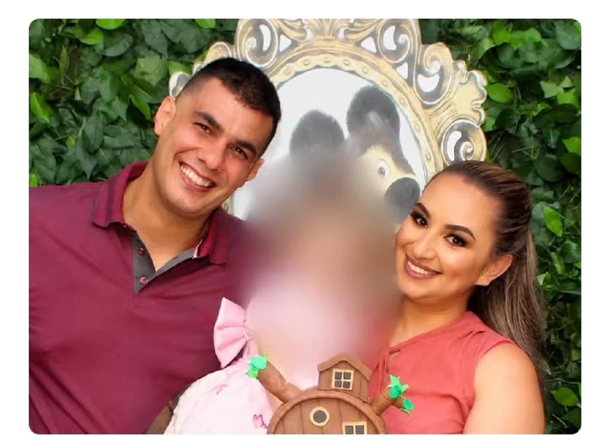 Policial penal é preso suspeito de matar esposa a tiros Arthur Bugni é preso por suspeita de matar esposa Aline Bugni — Foto: Arquivo pessoal