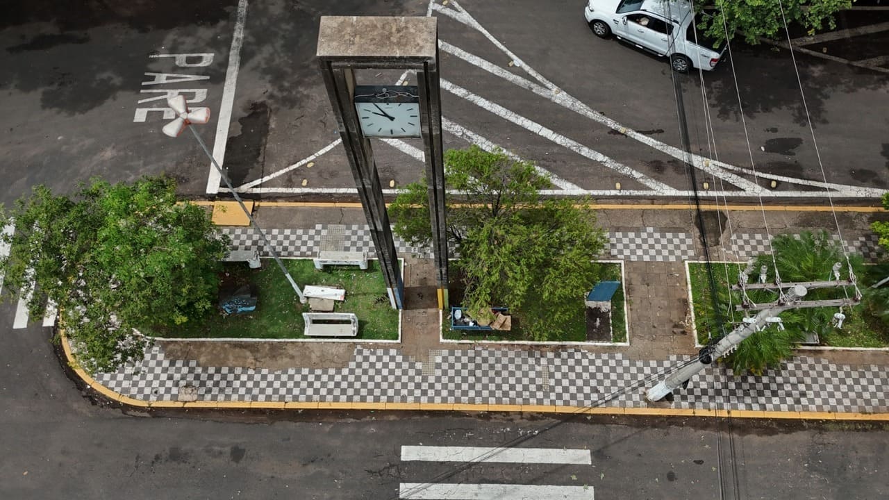 Araçatuba inicia tombamento da Plataforma Ferroviária e Praça do Relógio Largo da Noroeste do Brasil (conhecida como Praça do Relógio)