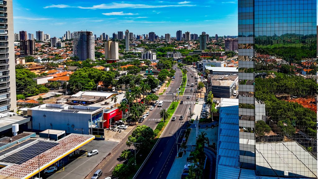 Avenida Brasilia em Aracatuba
