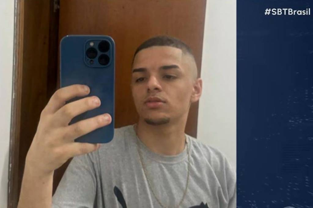 PMs fazem 45 disparos e jovem morre com 27 tiros após celular ser confundido com arma em SP Foto: Reprodução/SBT Brasil