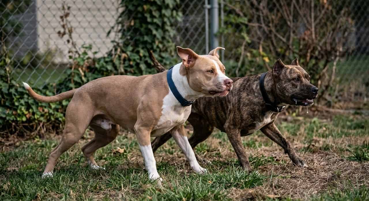 Irmãs são atacadas por pitbulls; policial atira para salvar uma das vítimas Imagem ilustrativa gerada por IA