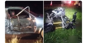 Motociclista morre em acidente na SP-340 em Jaú — Foto: CCO da Concessionária EIXO SP/Divulgação