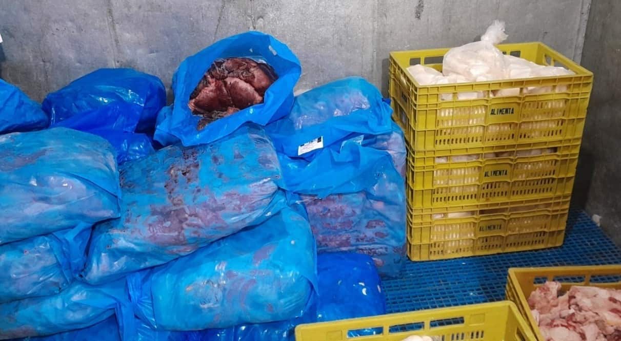 Araçatuba descarta 500 kg de carne apreendidos em fábrica clandestina carne aterro
