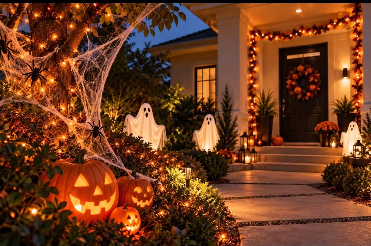 Halloween: CPFL Paulista orienta sobre segurança com luzes e enfeites em áreas externas decoracao de Hallowen