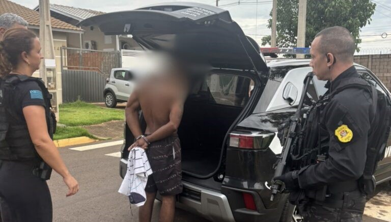 Suspeito de tentar matar ex-companheira em Araçatuba é preso em Três Lagoas Divulgação/ Polícia Civil / MS