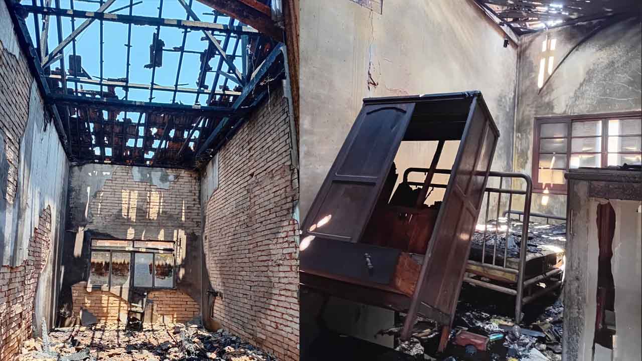 Homem é preso em flagrante por incêndio em residência em Guararapes incendio guararapes