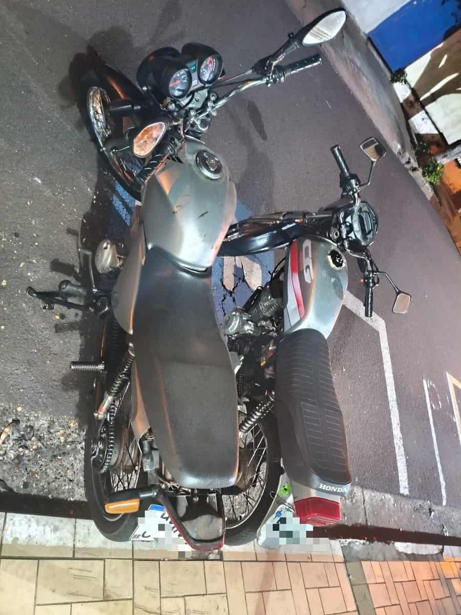 PM apreende duas motos com sinais identificadores adulterados em Birigui motos adult