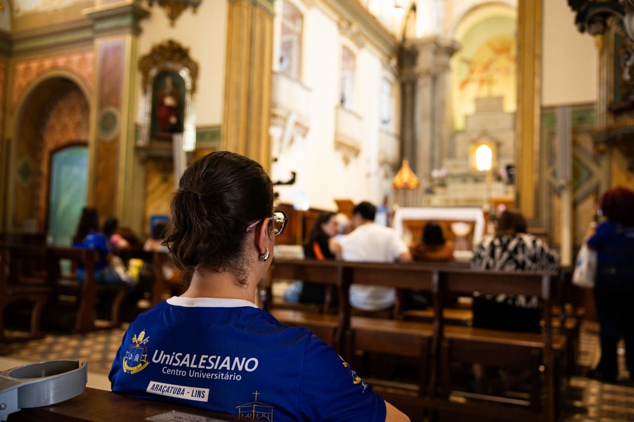 Peregrinação do UniSALESIANO reúne mais de 600 participantes em Aparecida peregrinacao do Unisalesiano em Aparecida