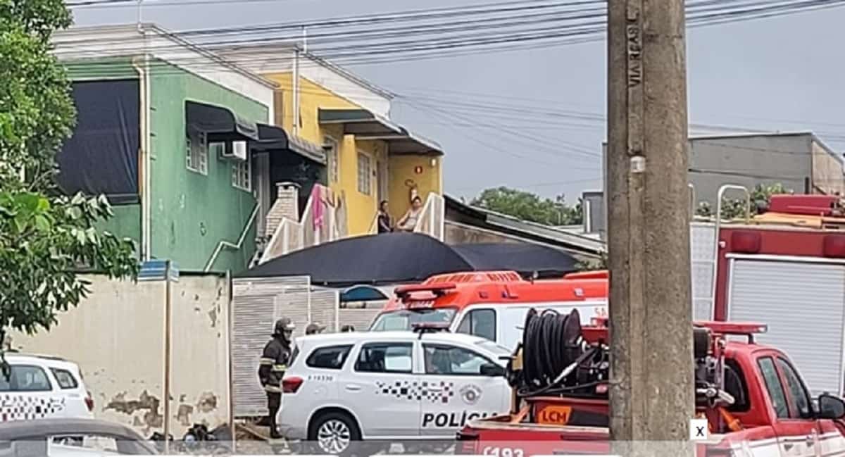 GATE encerra sequestro após oito horas e homem se entrega no interior de SP Reprodução de Rede Social