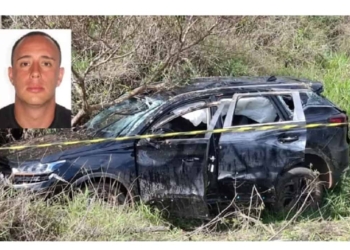 Motorista atira contra policiais, capota carro e morre na rodovia Marechal Rondon
