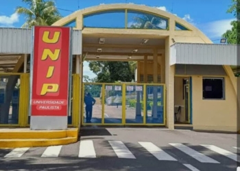 Unip abre apuração interna após denúncia de aluno contra professor em Araçatuba Fachada da Unip de Araçatuba (Foto: Reprodução)
